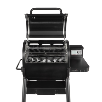 SmokeFire EPX4 Holzpelletgrill, STEALTH Edition offen
